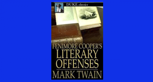 fenimore cooper's literary offenses pdf