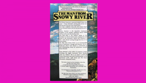 the man from snowy river poem pdf
