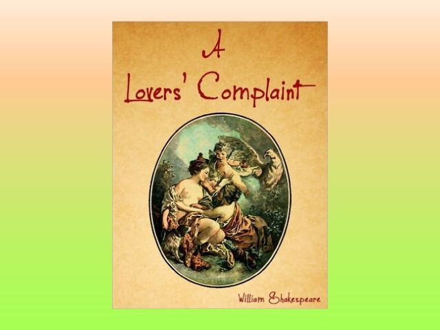 download a lovers complaint pdf by William Shakespeare