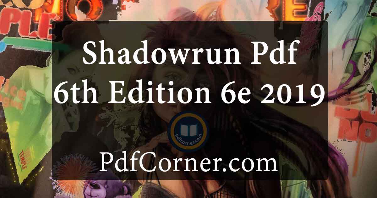 shadowrun 6th edition pdf