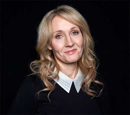 j k rowling auther of Harry potter Books series