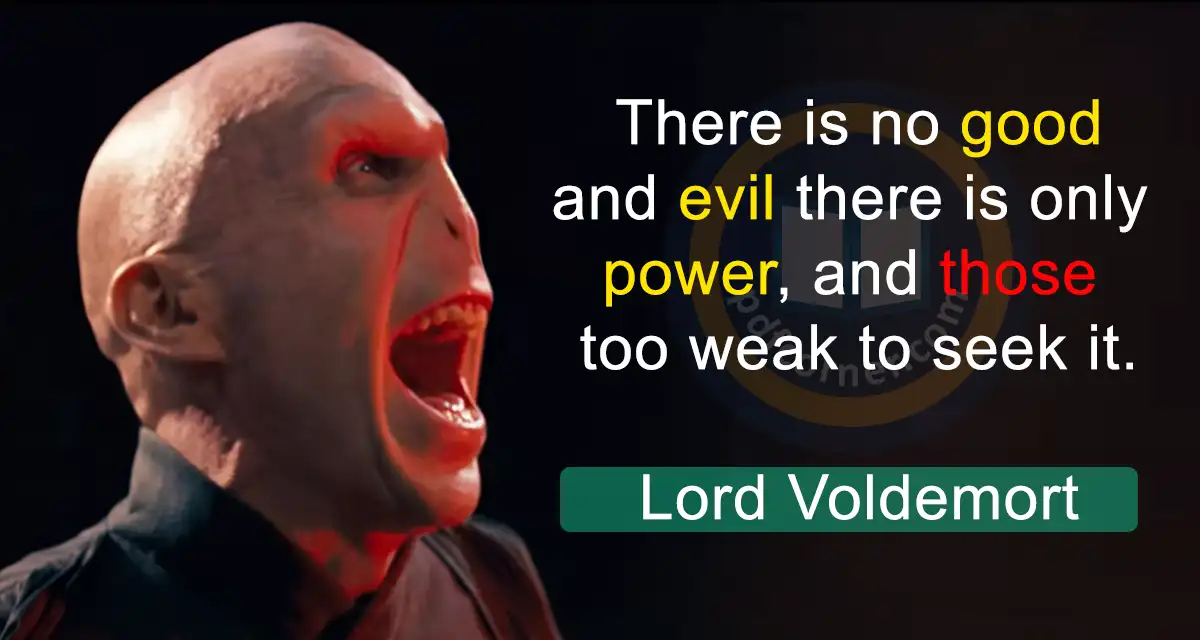 Lord Voldemort in harry potter books series